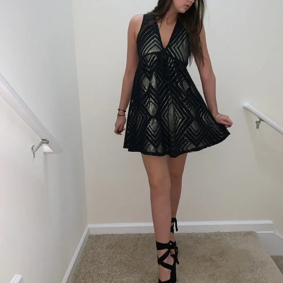 Abercrombie & Fitch | Dresses | Abercrombie Sparkle Dress Semi Formal Party  Dress | Poshmark